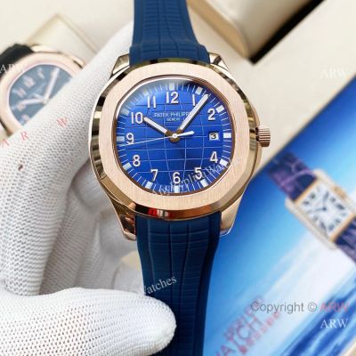 Swiss Quality Copy Patek Philippe Aquanaut Citizen Watch Rose Gold Case